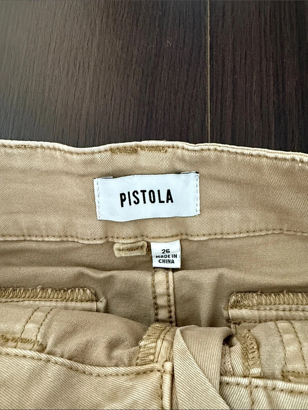PISTOLA Penelope Beige Skirt, Neutral, 26